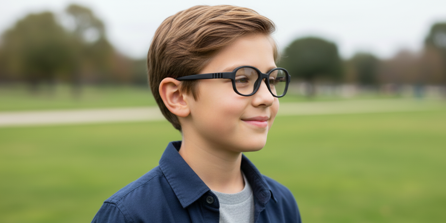 Full Rim Oval Magneto Classic Kids Eyeglasses 6037