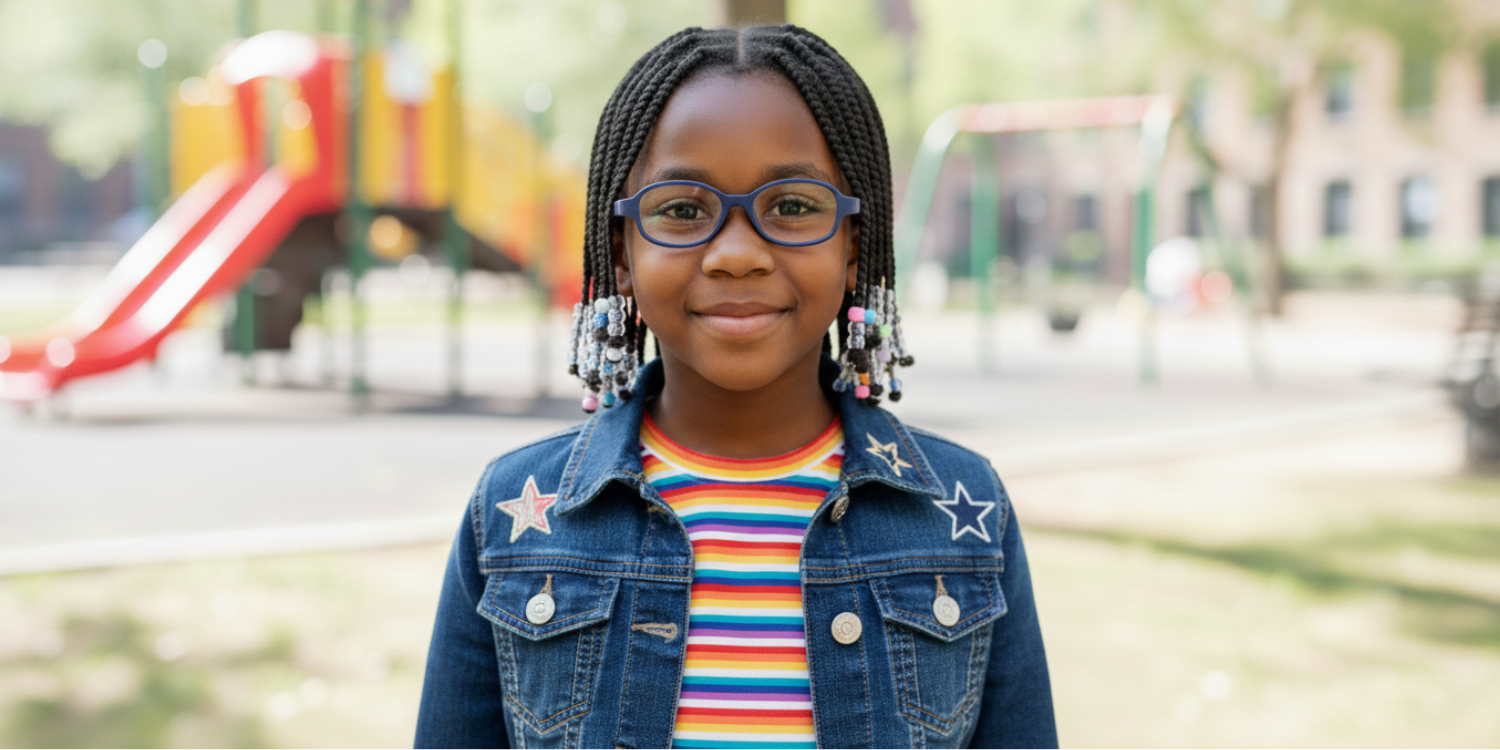 Full Rim Oval Magneto Classic Kids Eyeglasses 6037