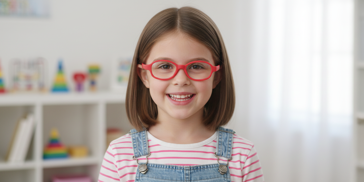 Full Rim Oval Magneto Classic Kids Eyeglasses 6037