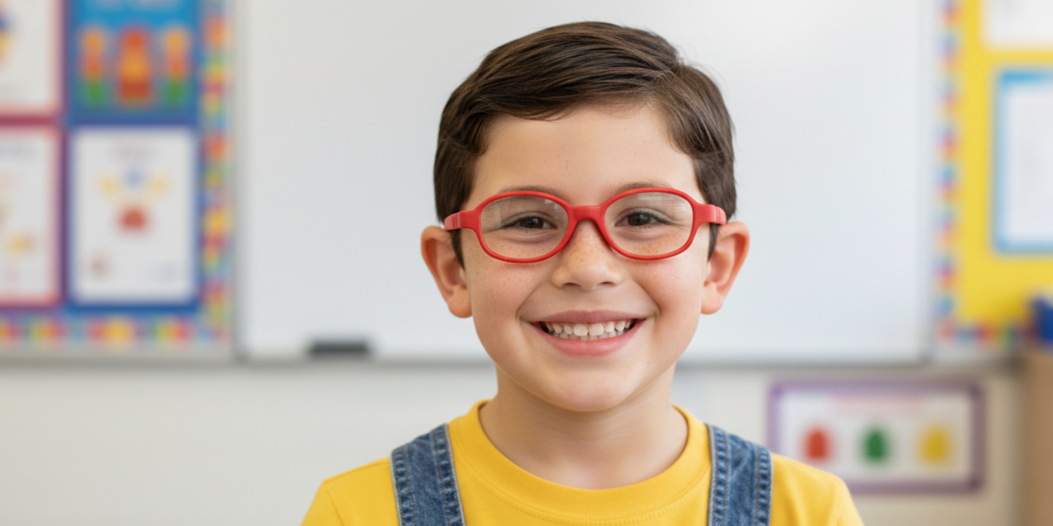Full Rim Oval Magneto Classic Kids Eyeglasses 6037