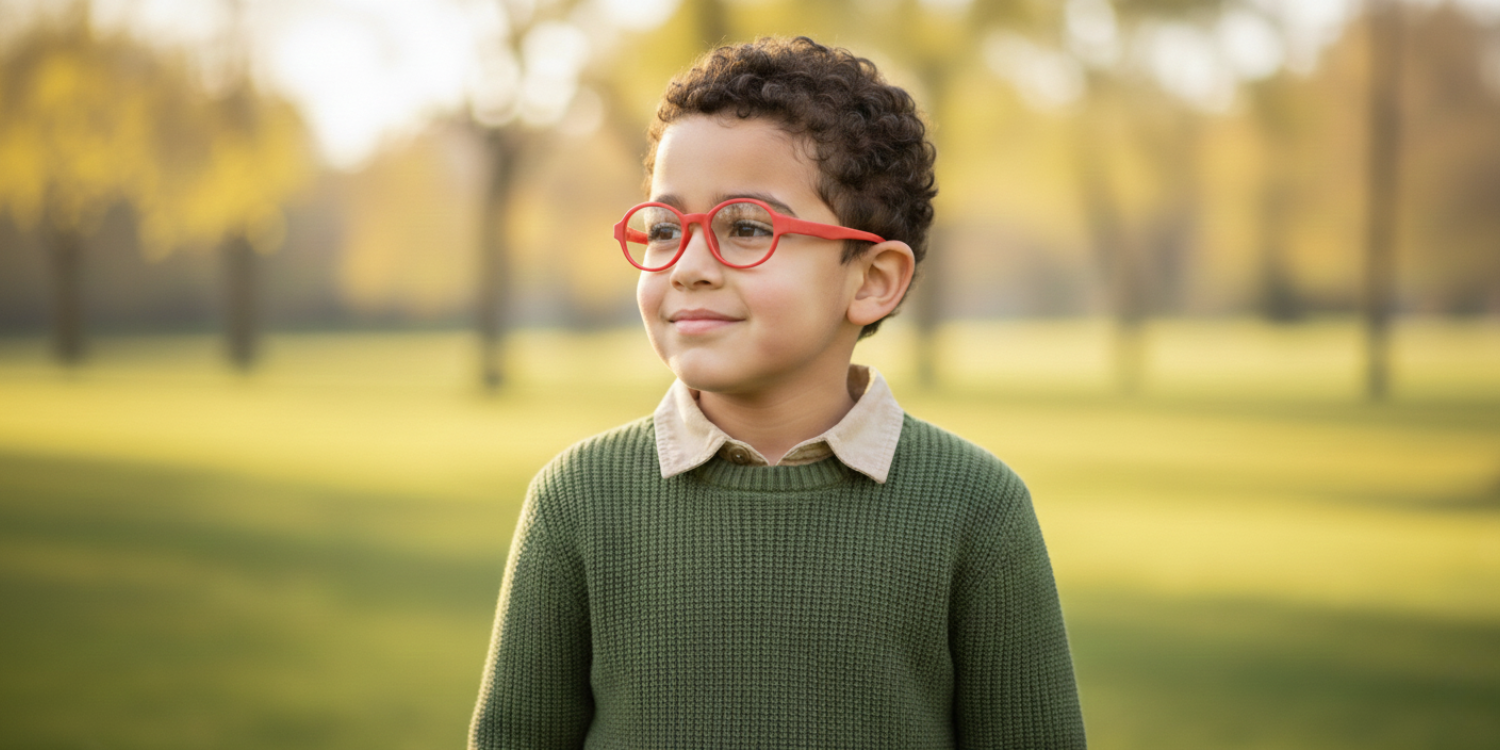 Full Rim Oval Magneto Classic Kids Eyeglasses 6037