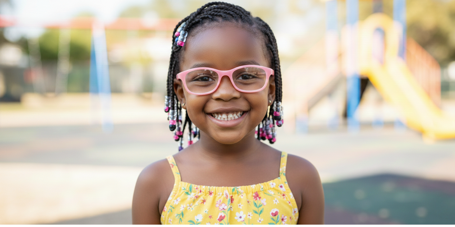 Full Rim Rectangle Magneto Classic Kids Eyeglasses 6038
