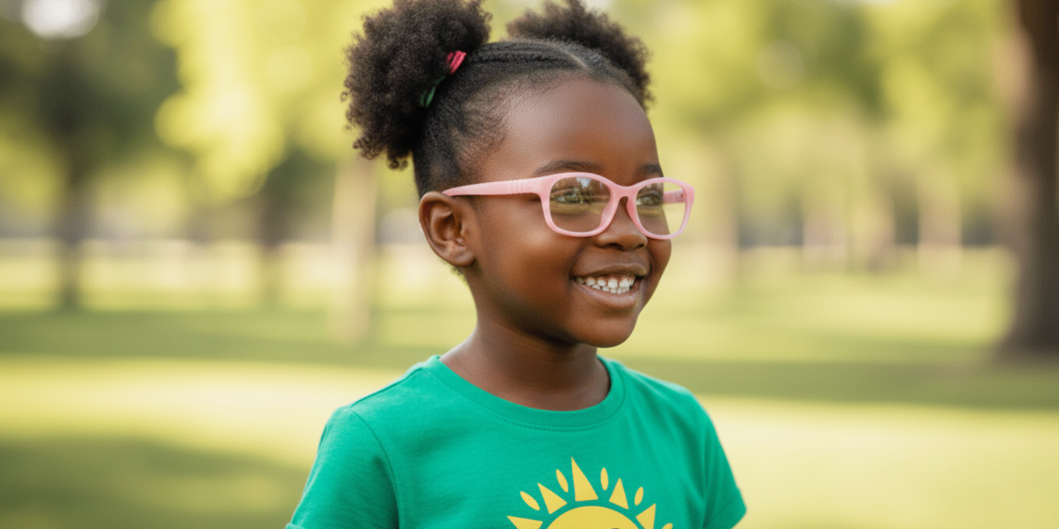 Full Rim Rectangle Magneto Classic Kids Eyeglasses 6038