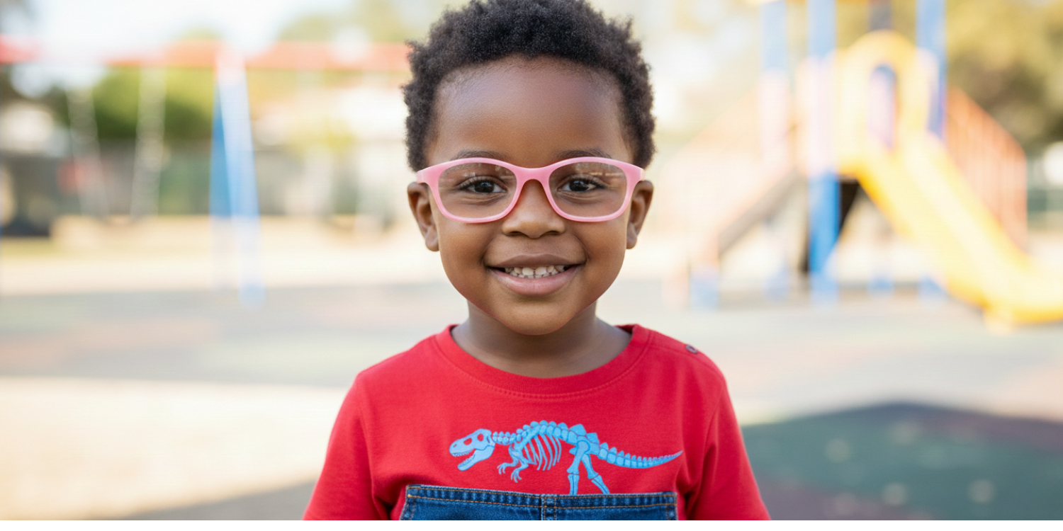 Full Rim Rectangle Magneto Classic Kids Eyeglasses 6038