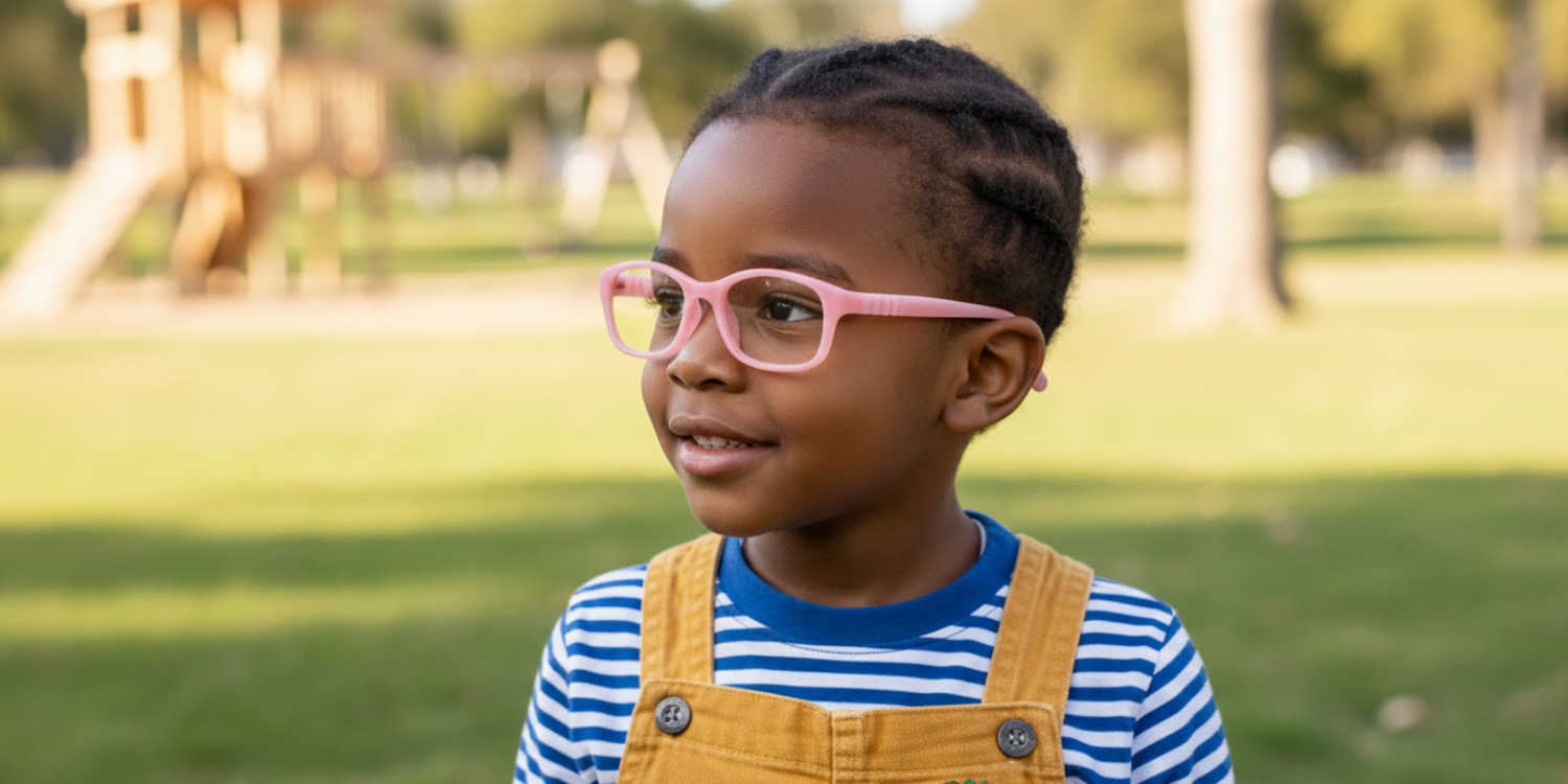 Full Rim Rectangle Magneto Classic Kids Eyeglasses 6038