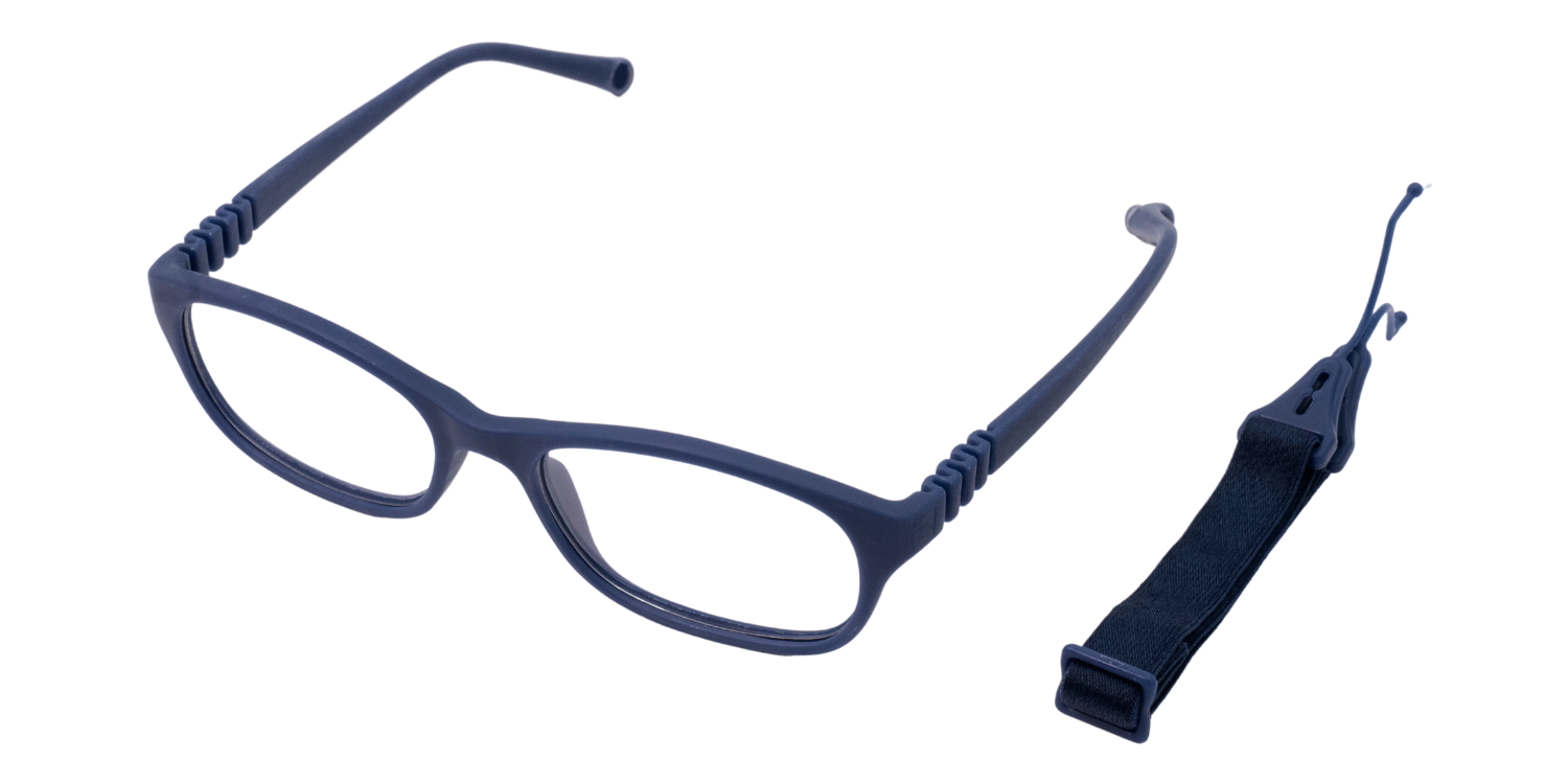 Full Rim Rectangle Magneto Classic Kids Eyeglasses 6038