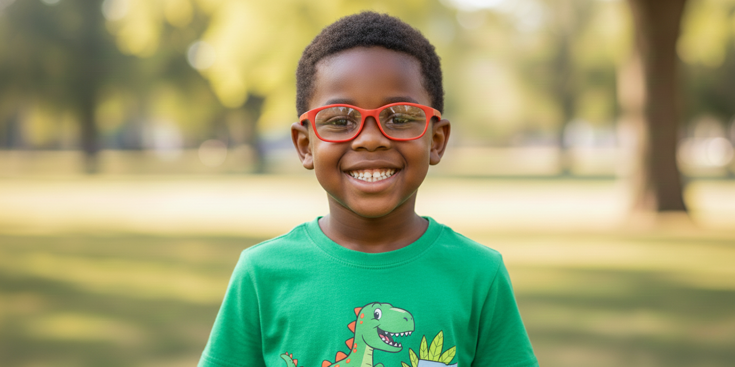 Full Rim Rectangle Magneto Classic Kids Eyeglasses 6038