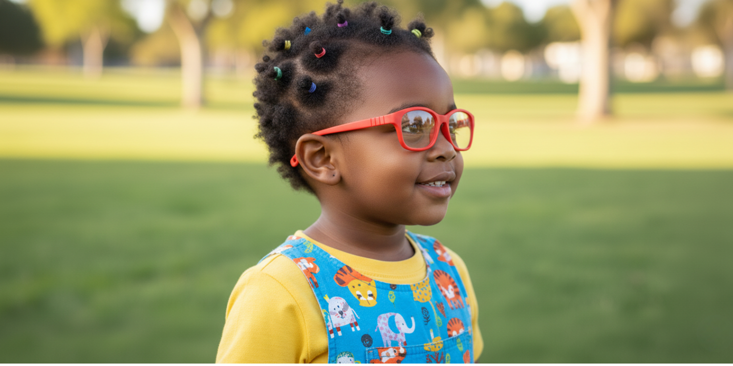 Full Rim Rectangle Magneto Classic Kids Eyeglasses 6038