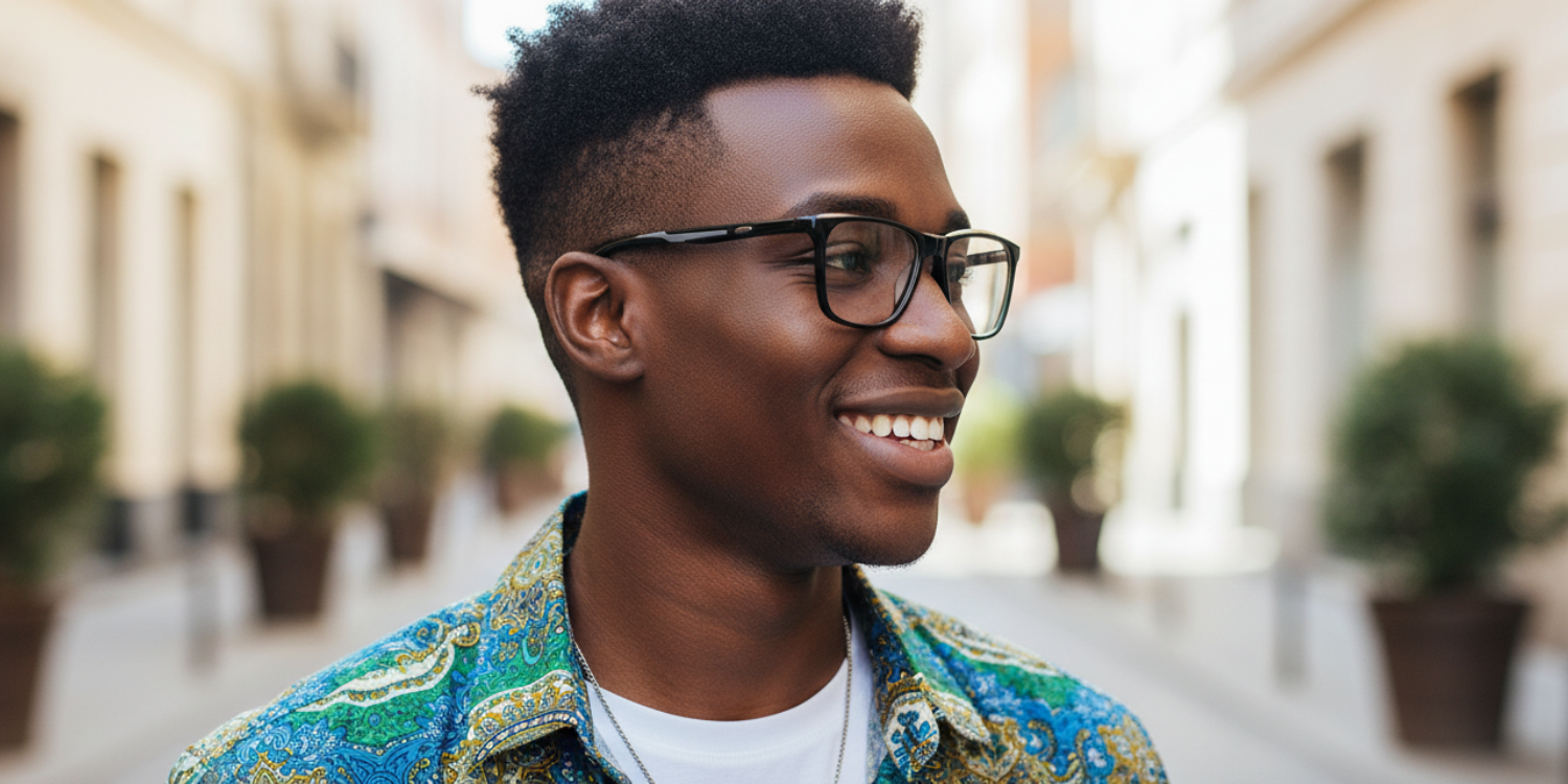 Full Rim Rectangle Classic Eyeglasses 6507