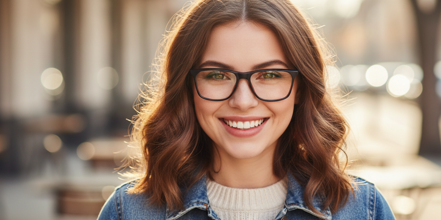 Full Rim Rectangle Classic Eyeglasses 6507