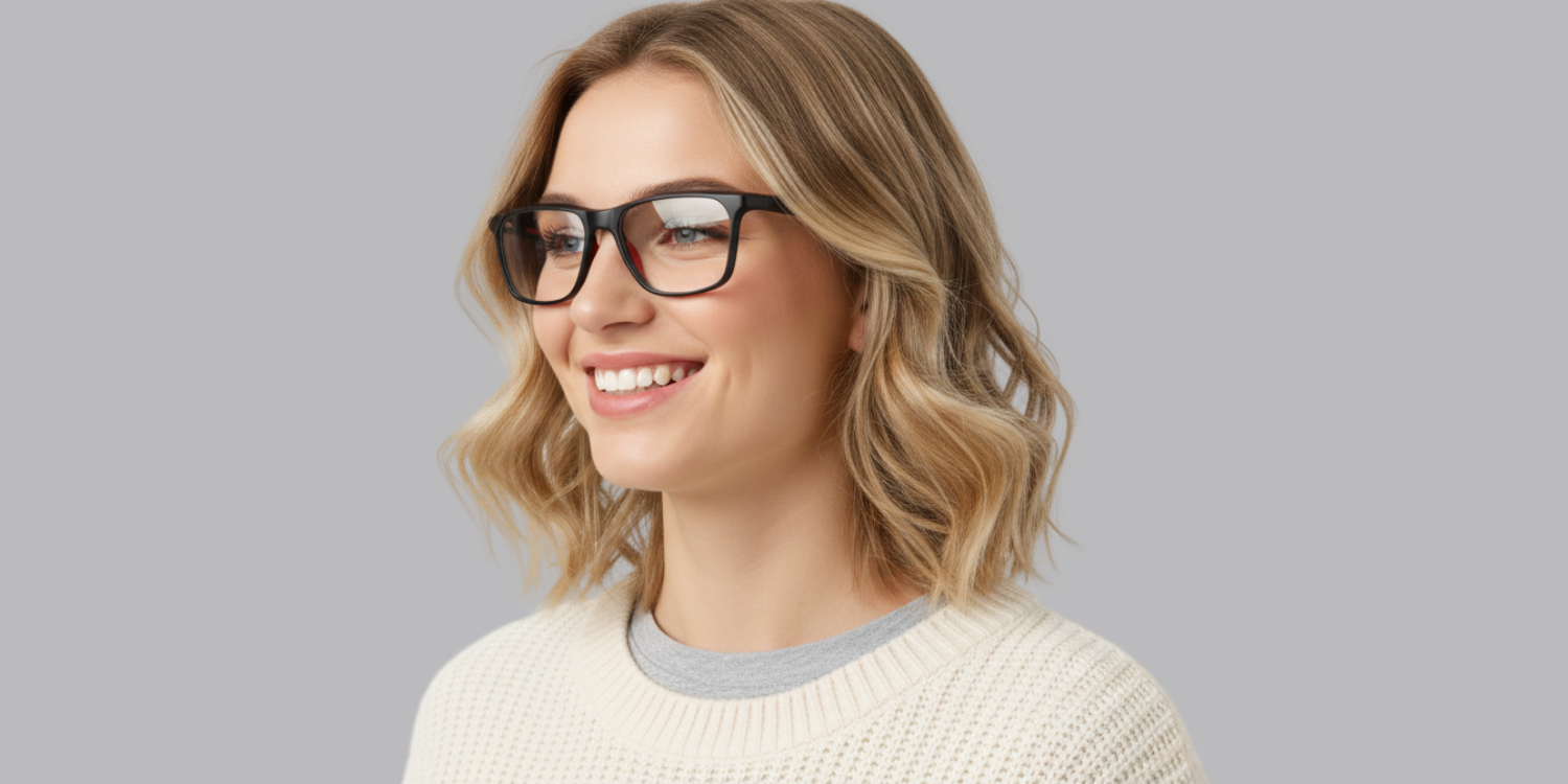 Full Rim Rectangle Classic Eyeglasses 6507