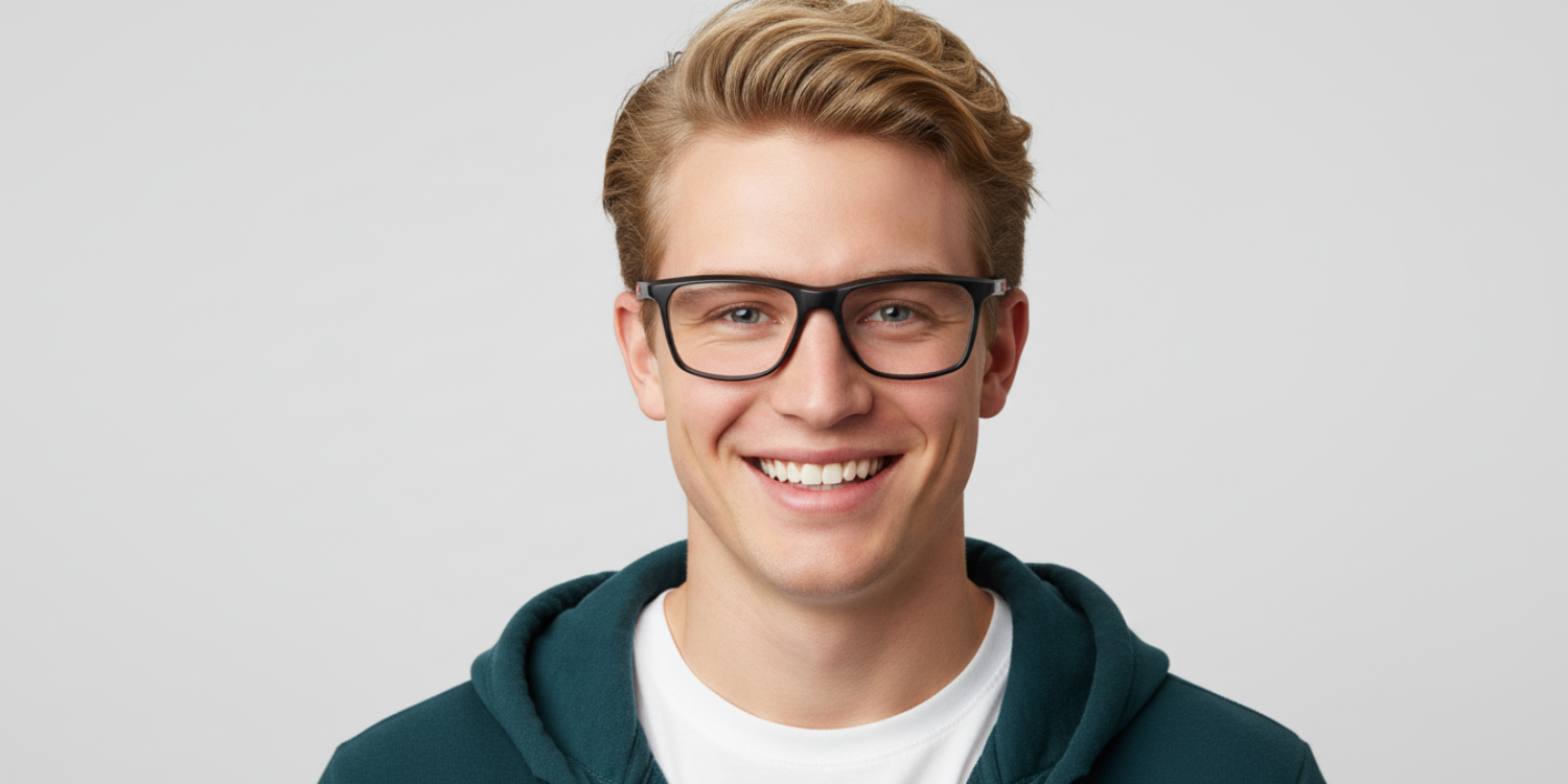 Full Rim Rectangle Classic Eyeglasses 6507