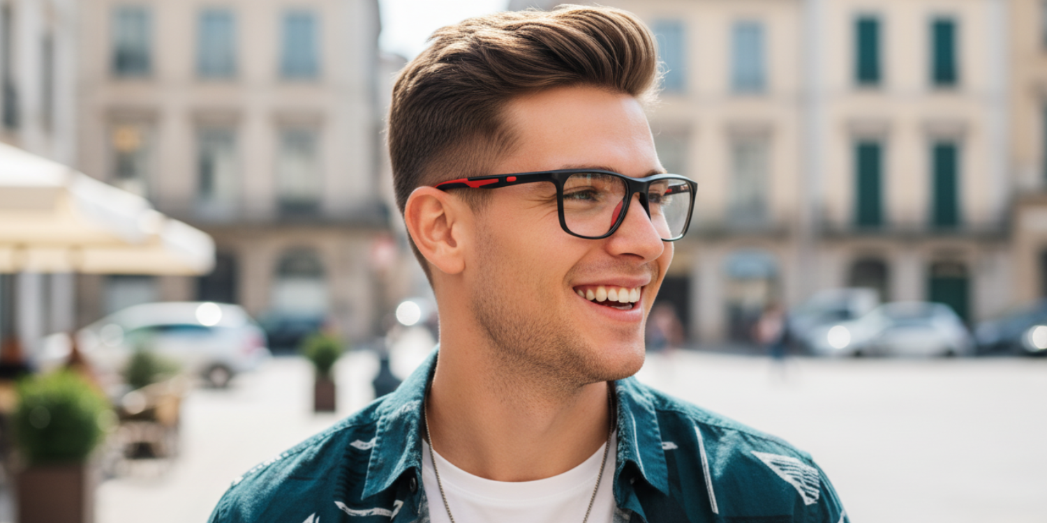 Full Rim Rectangle Classic Eyeglasses 6507