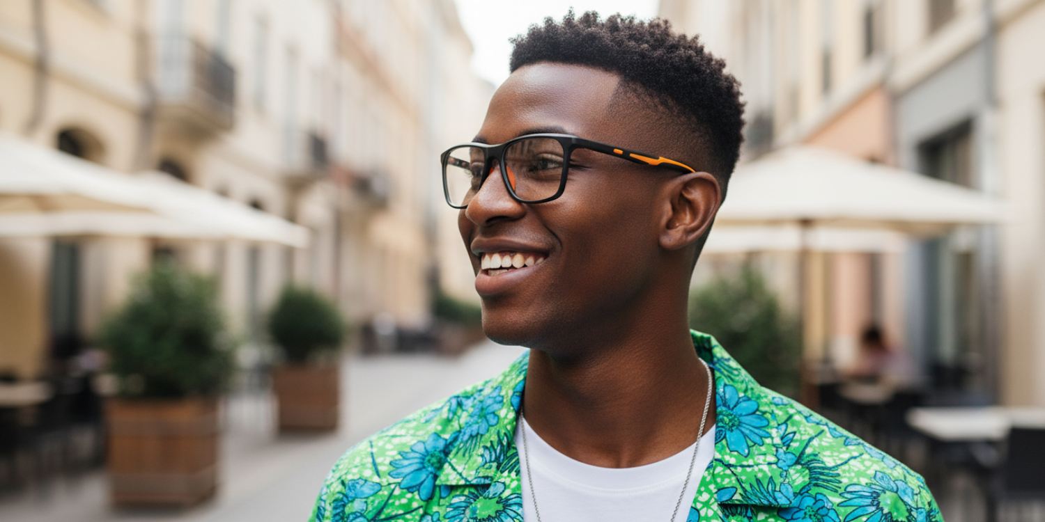 Full Rim Rectangle Classic Eyeglasses 6507