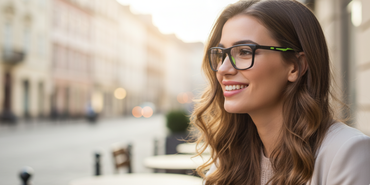 Full Rim Rectangle Classic Eyeglasses 6507