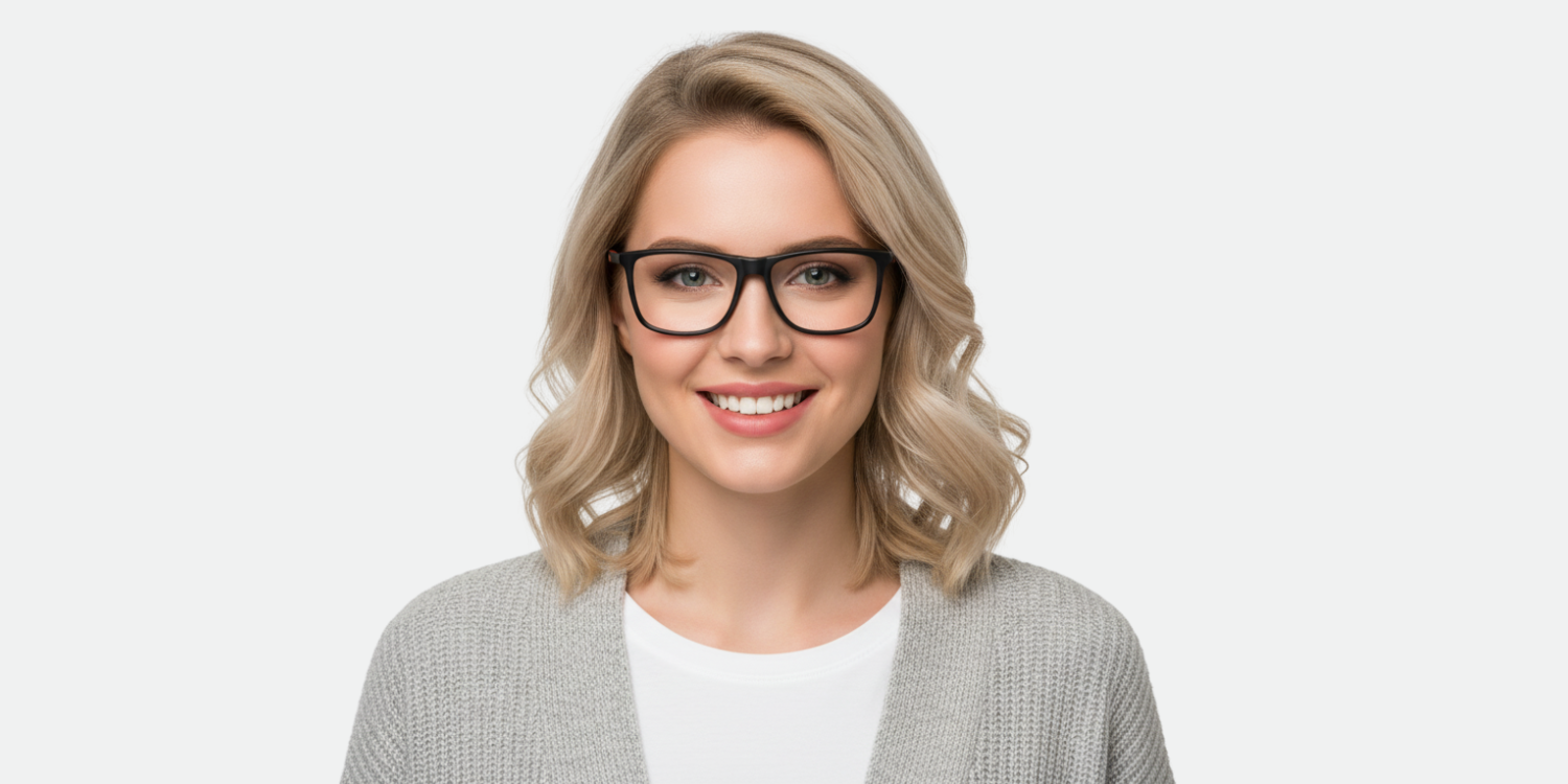 Full Rim Rectangle Classic Eyeglasses 6510