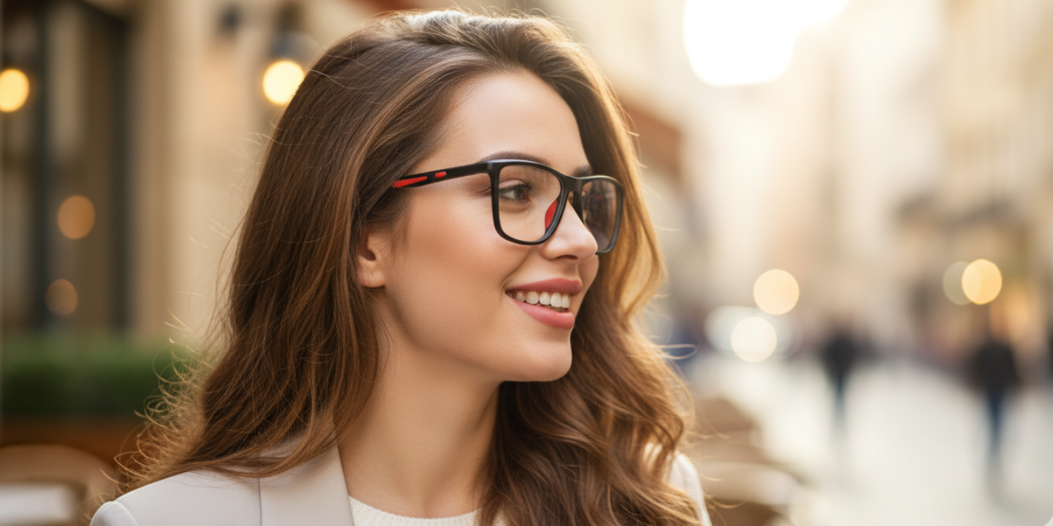 Full Rim Rectangle Classic Eyeglasses 6510