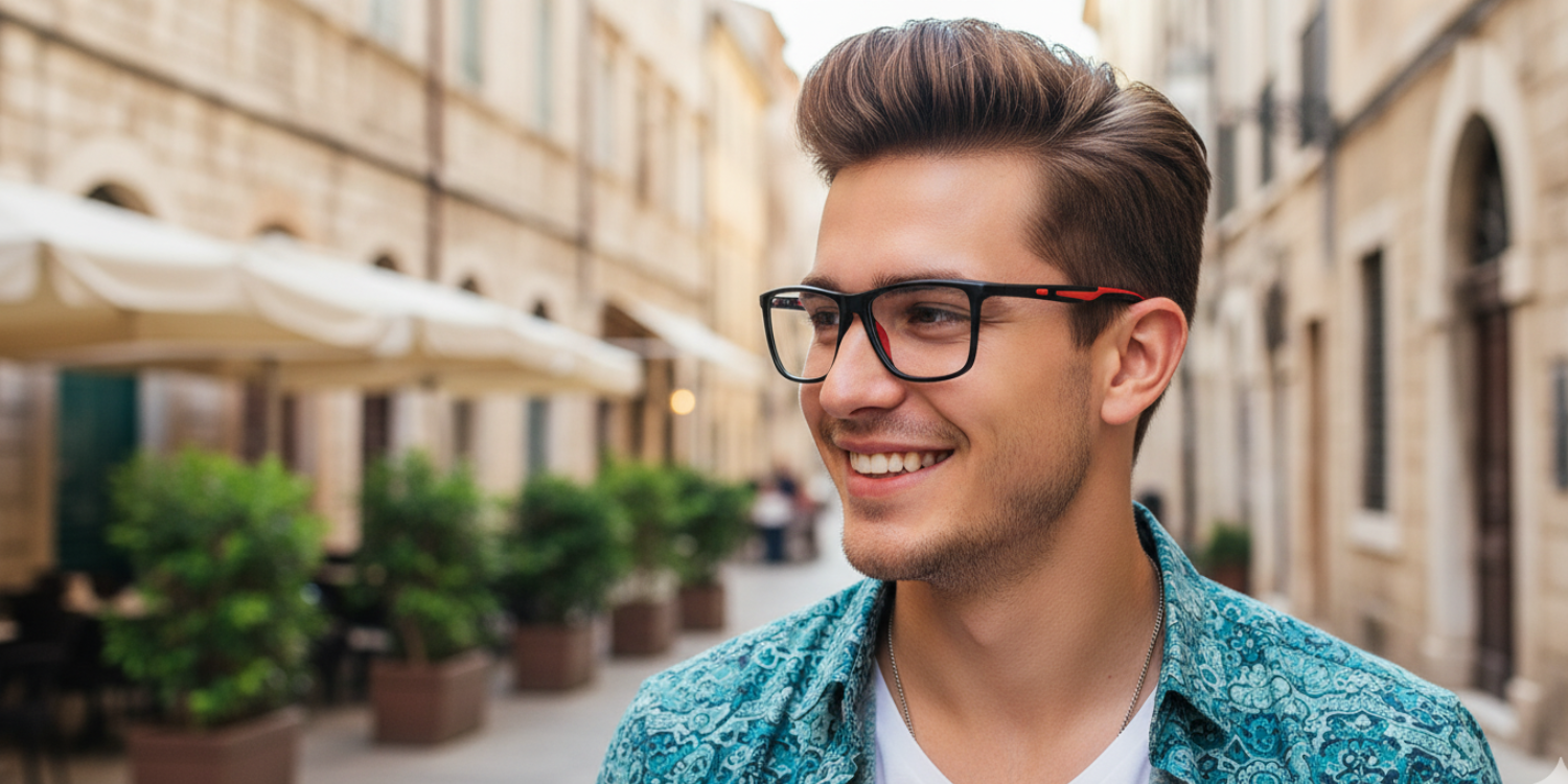 Full Rim Rectangle Classic Eyeglasses 6510