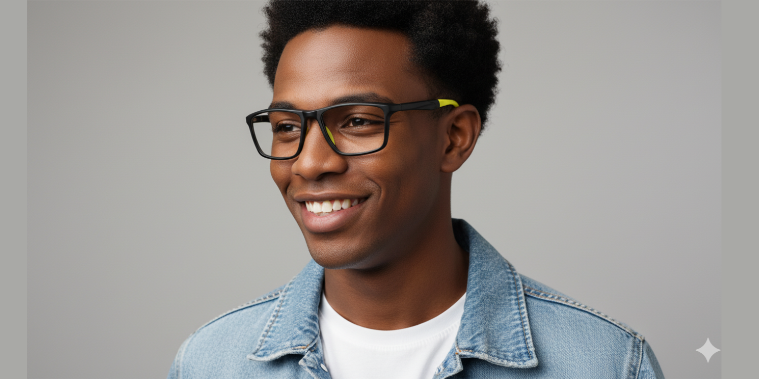 Full Rim Rectangle Classic Eyeglasses 6510