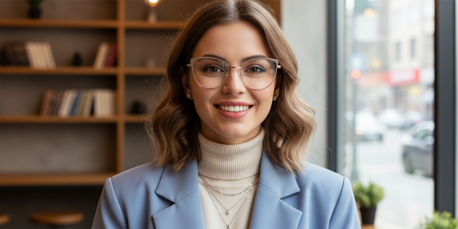 Full Rim Cat Eye Classic Eyeglasses 8023