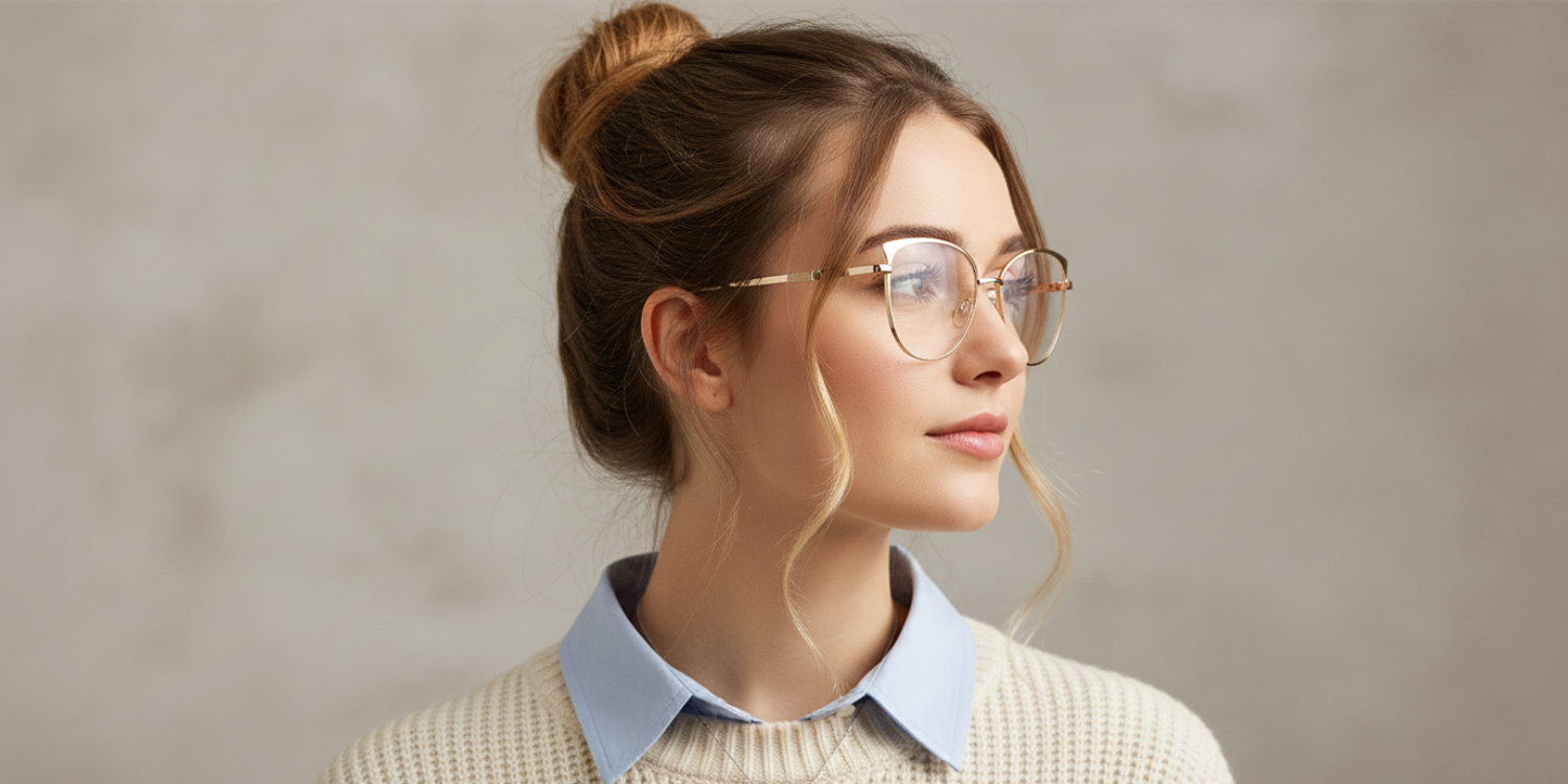 Full Rim Cat Eye Classic Eyeglasses 8023