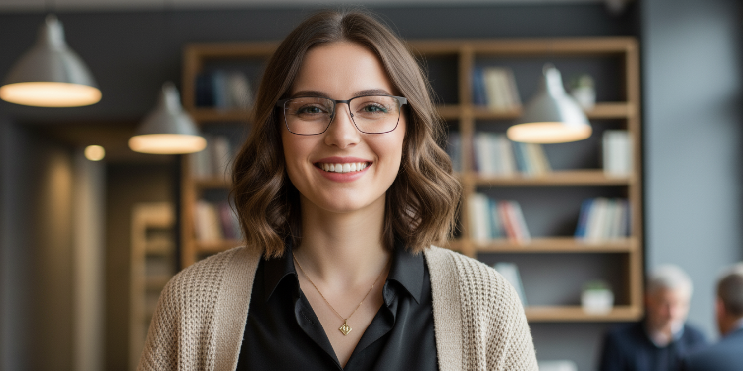 Full Rim Rectangle Classic Eyeglasses 8036