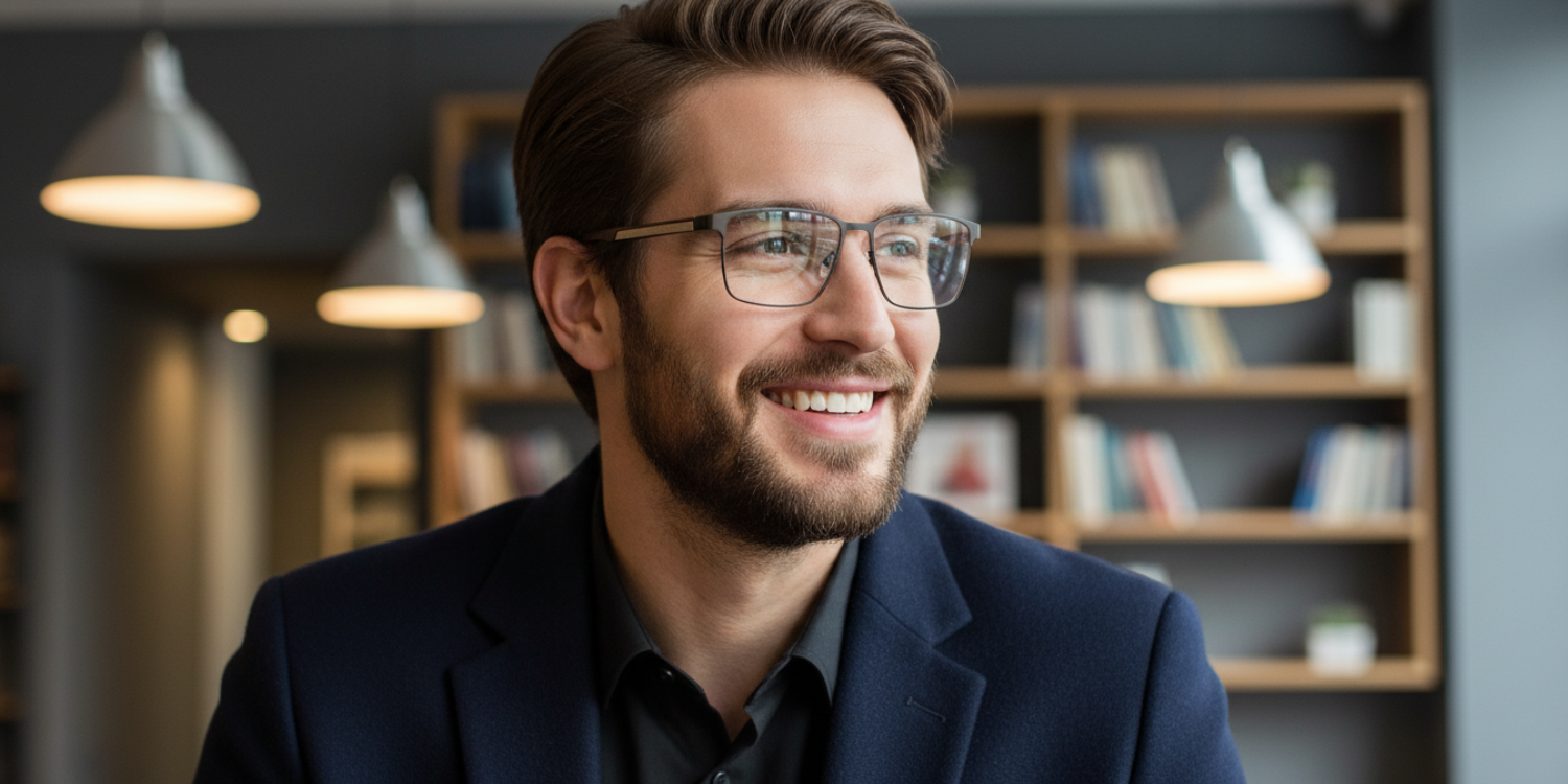 Full Rim Rectangle Classic Eyeglasses 8036