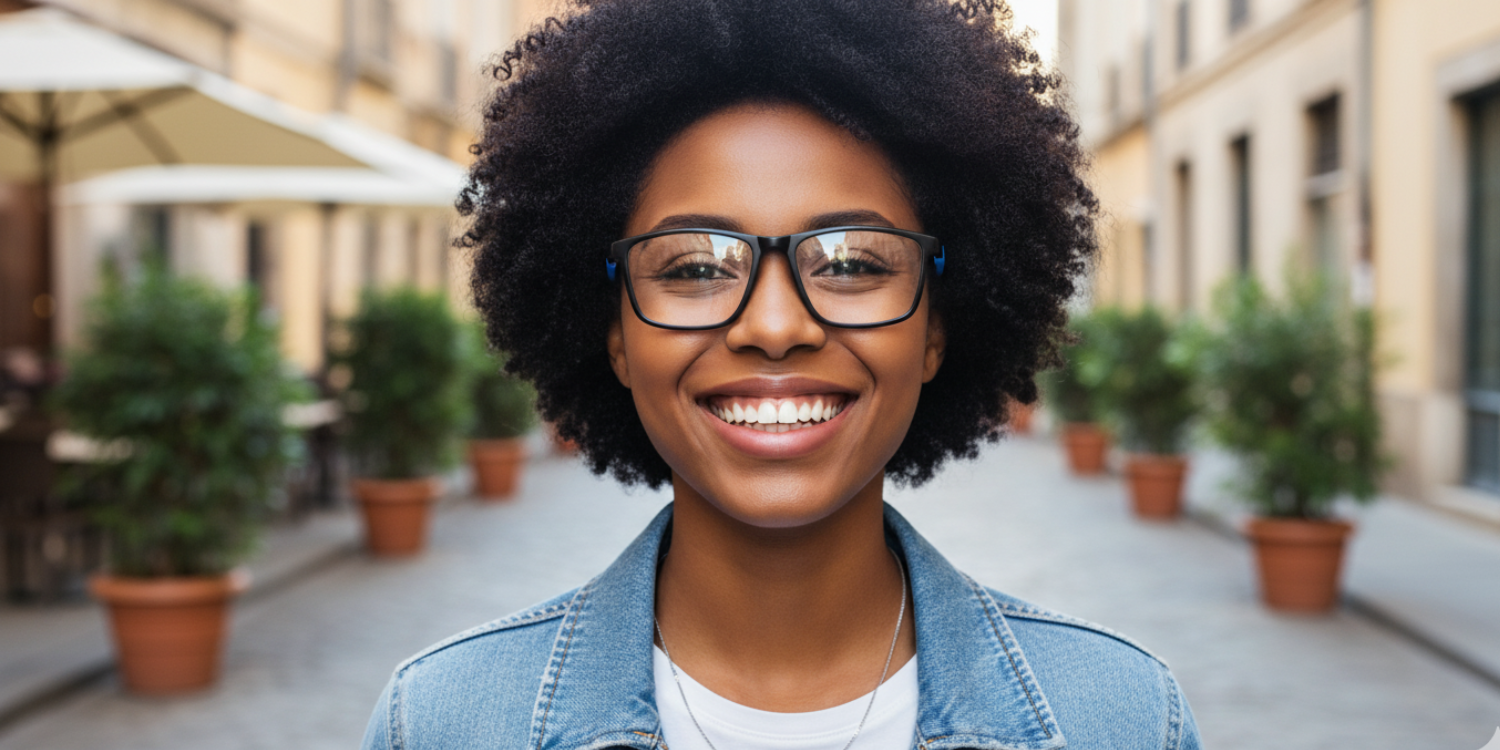 Full Rim Rectangle Classic Eyeglasses 8889