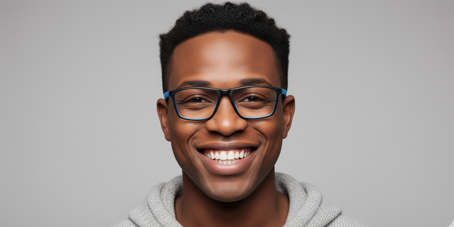 Full Rim Rectangle Classic Eyeglasses 8889