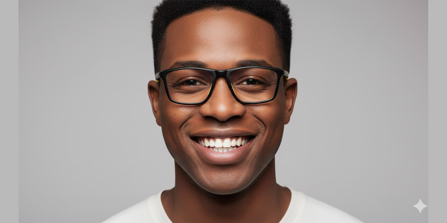 Full Rim Rectangle Classic Eyeglasses 8889