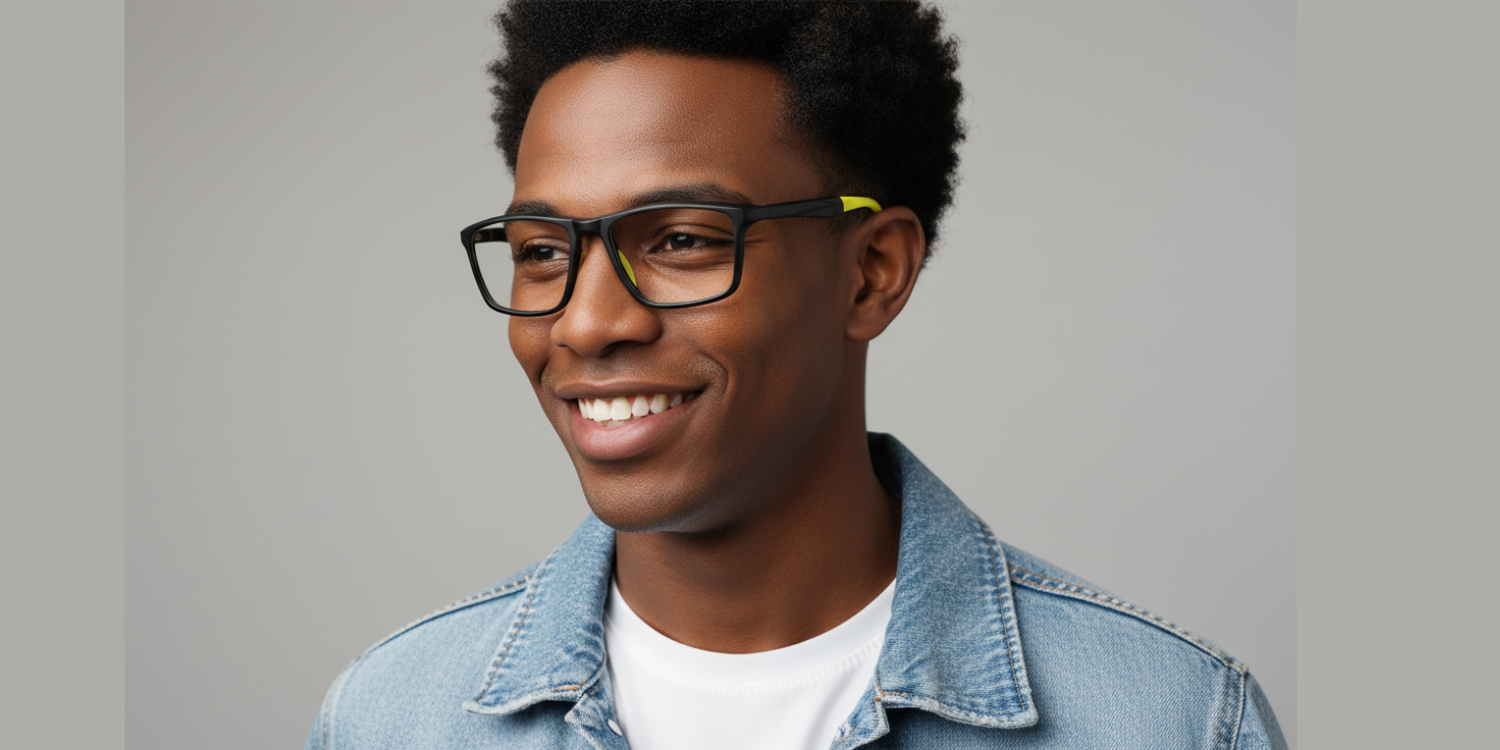 Full Rim Rectangle Classic Eyeglasses 8889