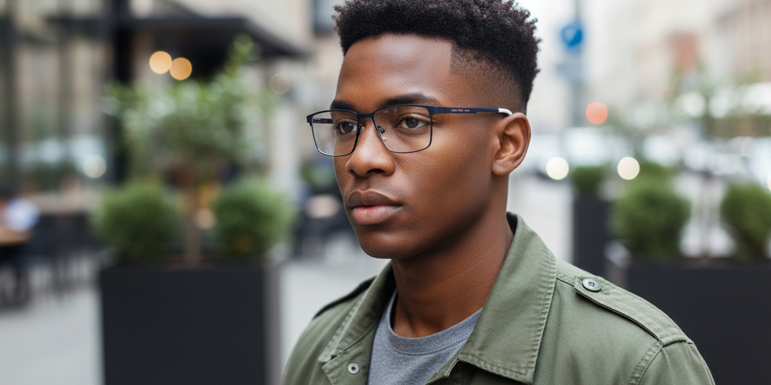 Full Rim Rectangle Classic Eyeglasses 9004