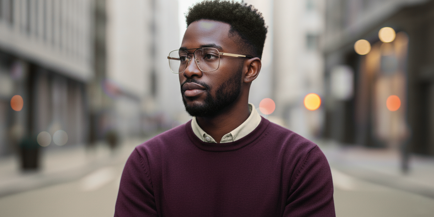 Full Rim Double Bridge Rectangle Classic Eyeglasses 9011