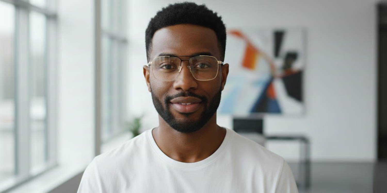 Full Rim Double Bridge Rectangle Classic Eyeglasses 9011