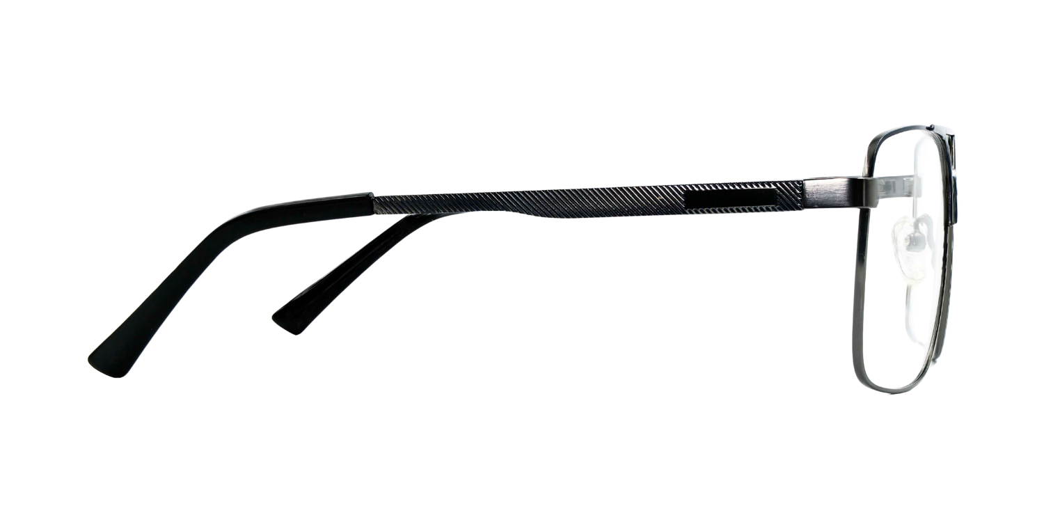 Full Rim Double Bridge Rectangle Classic Eyeglasses 9011