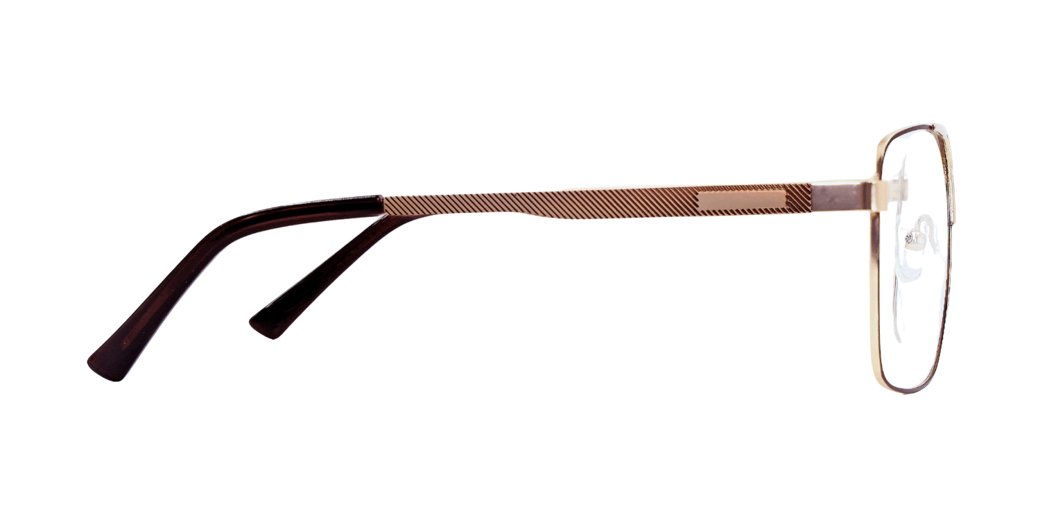 Full Rim Double Bridge Rectangle Classic Eyeglasses 9011