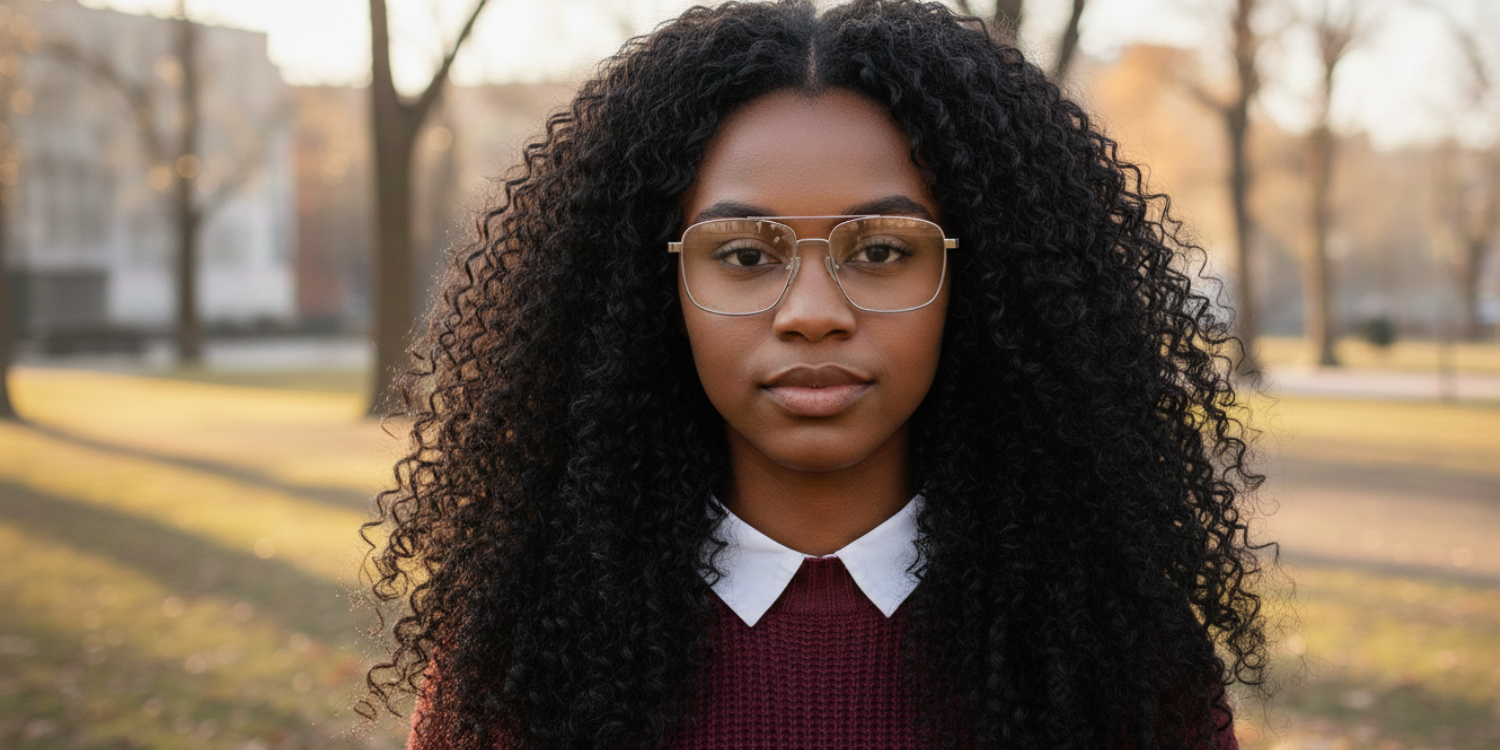 Full Rim Double Bridge Square Classic Eyeglasses 9018