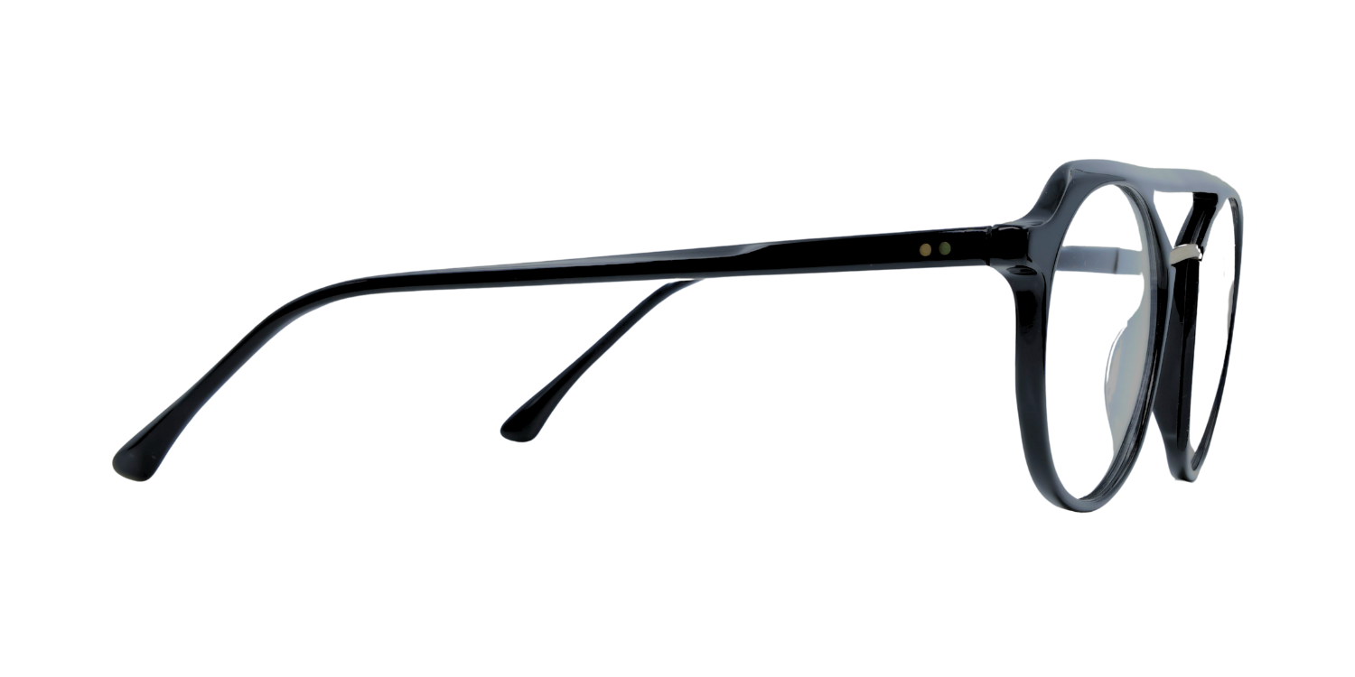 Full Rim Double Bridge Round Aviator Classic Eyeglasses A22358