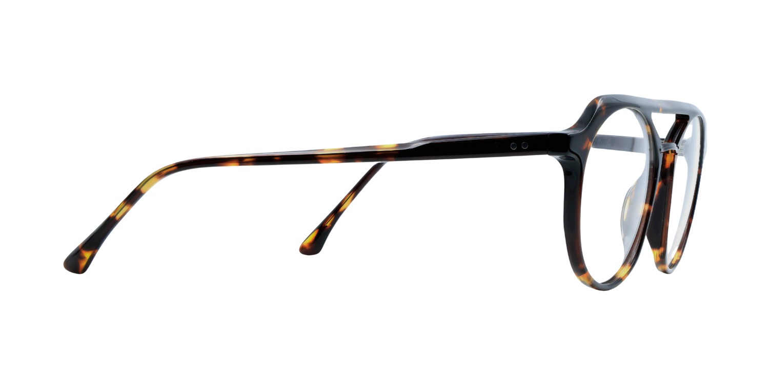 Full Rim Double Bridge Round Aviator Classic Eyeglasses A22358