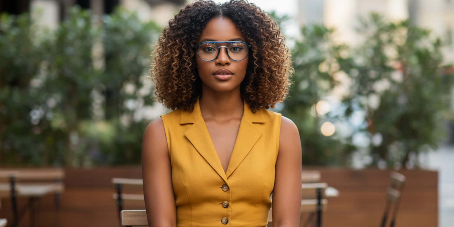 Full Rim Double Bridge Round Aviator Classic Eyeglasses A22358