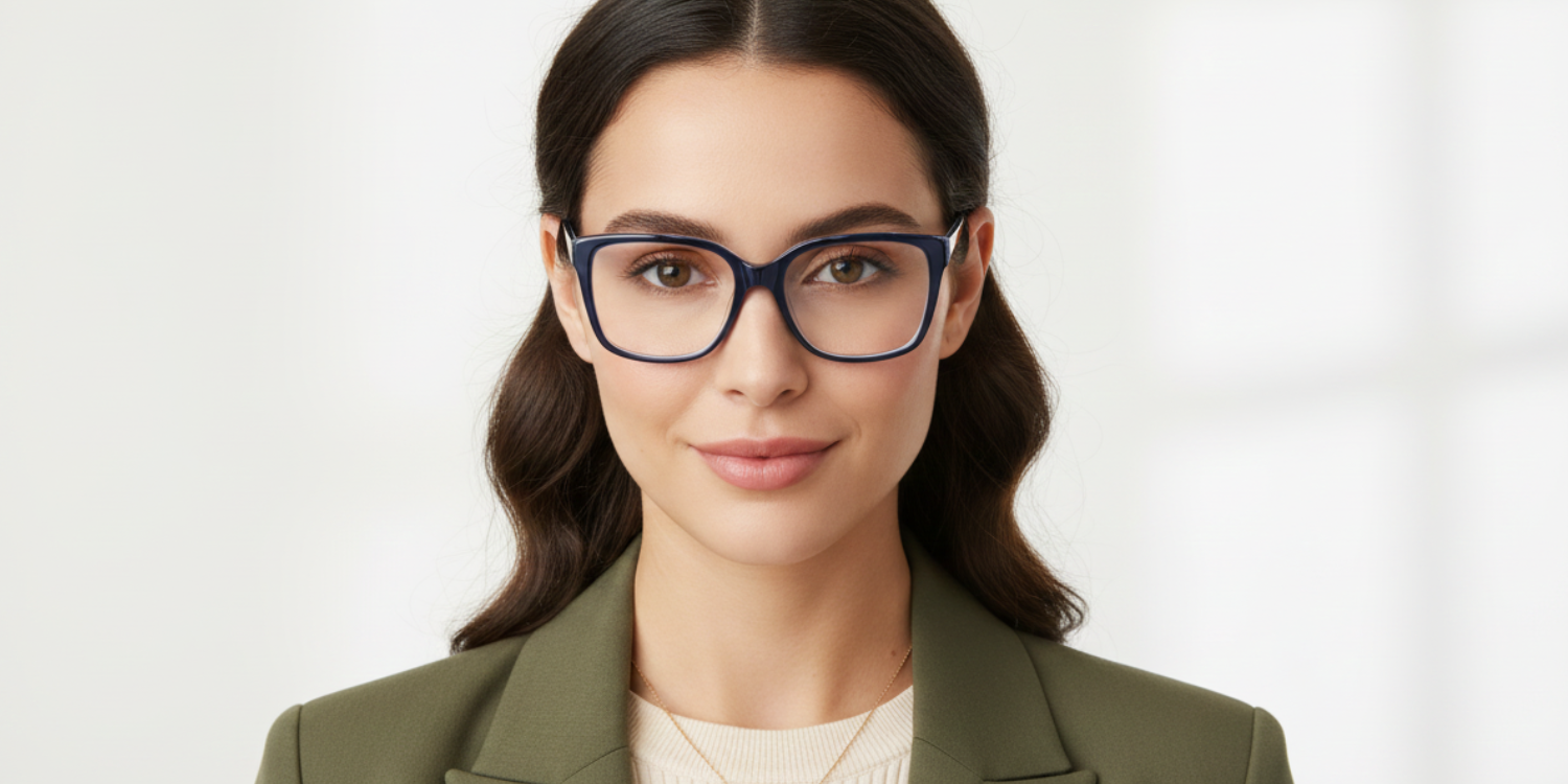 Full Rim Rectangle Classic Eyeglasses A22602