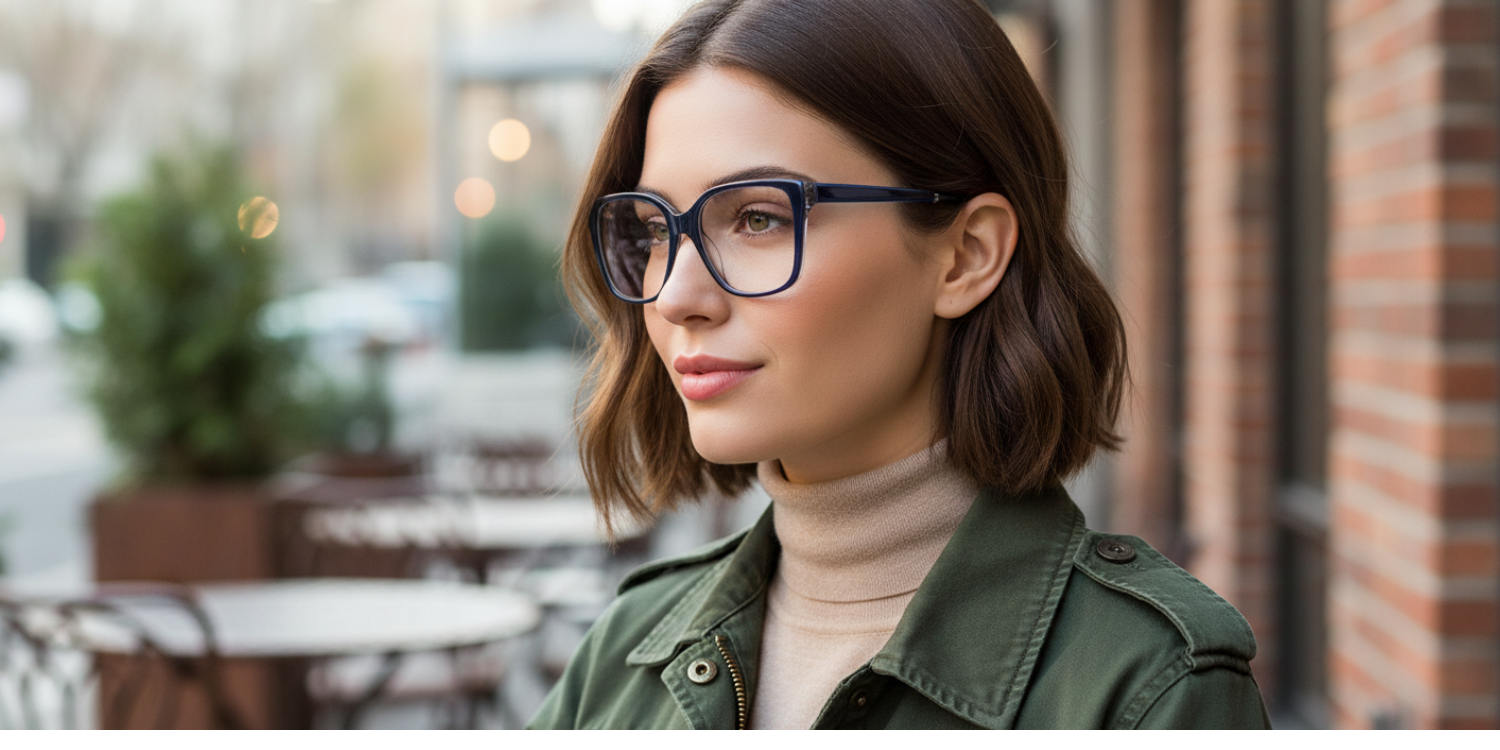 Full Rim Rectangle Classic Eyeglasses A22602