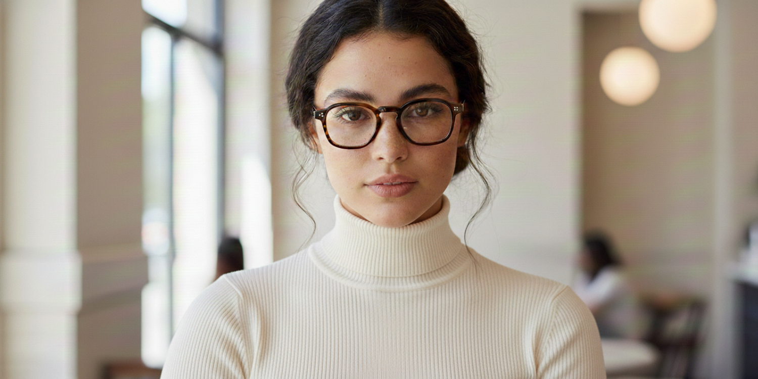 Full Rim Round Classic Eyeglasses-A22607