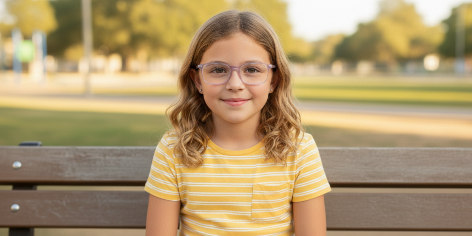 Full Rim Rectangle Eyeglasses A6231