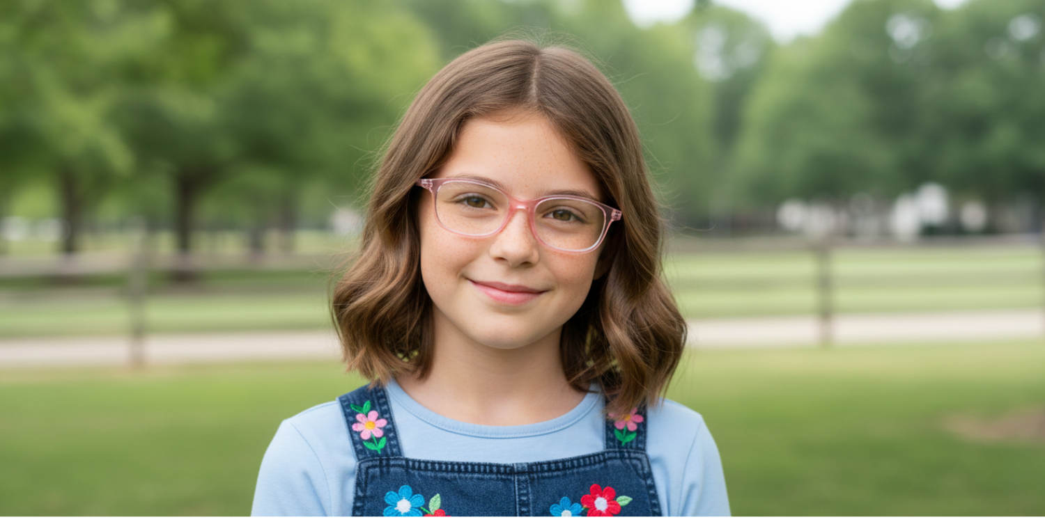 Full Rim Rectangle Eyeglasses A6236