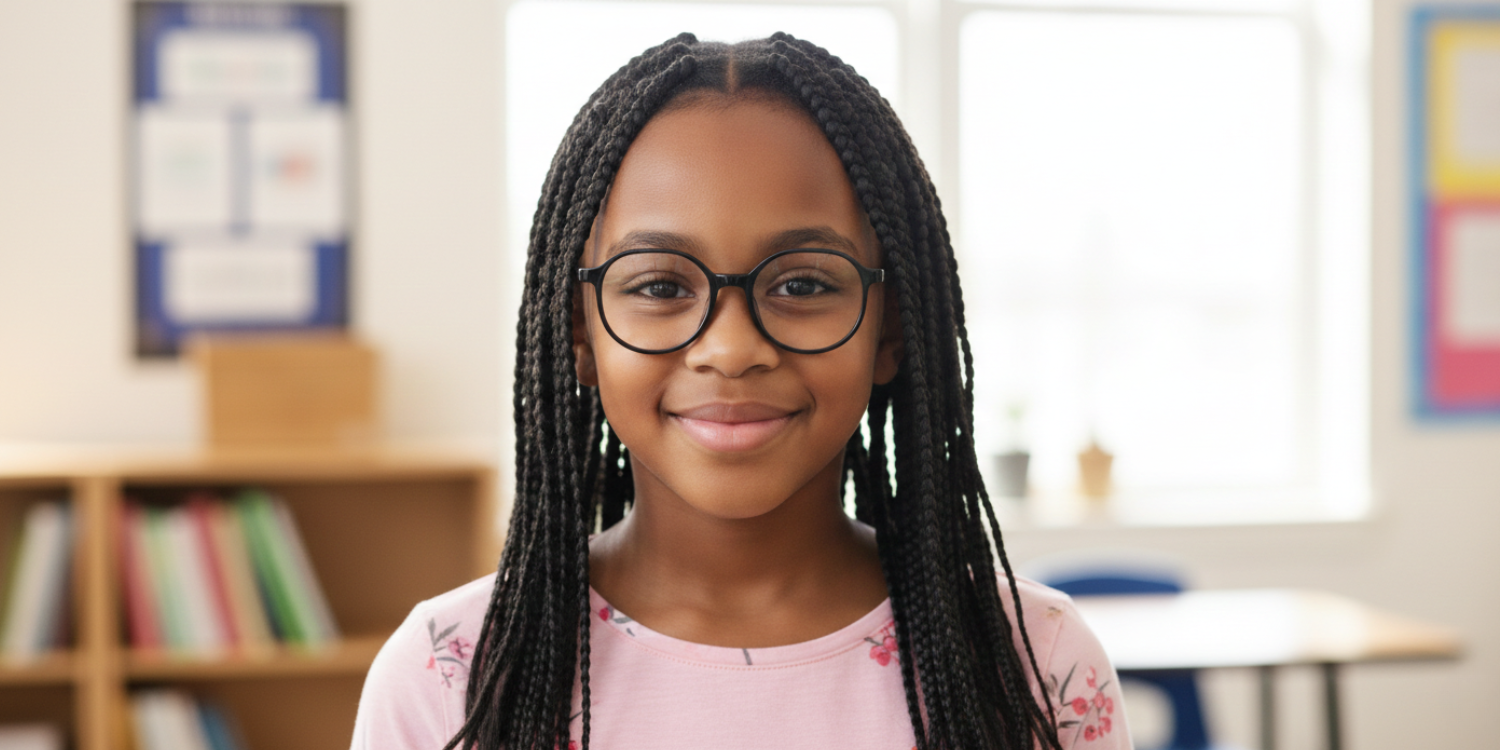 Full Rim Round Eyeglasses A6242