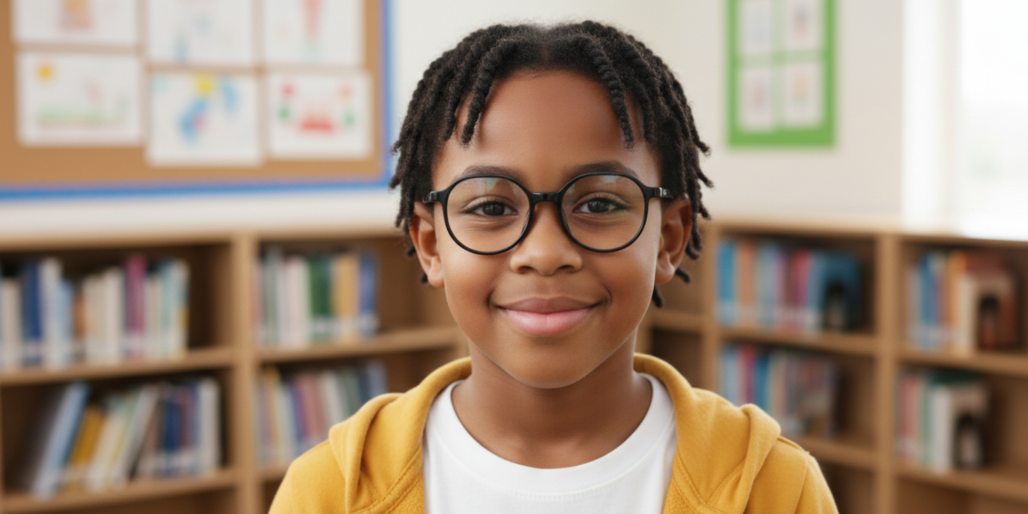 Full Rim Round Eyeglasses A6242