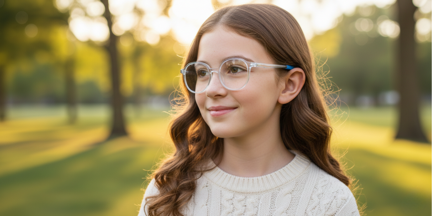 Full Rim Round Eyeglasses A6242