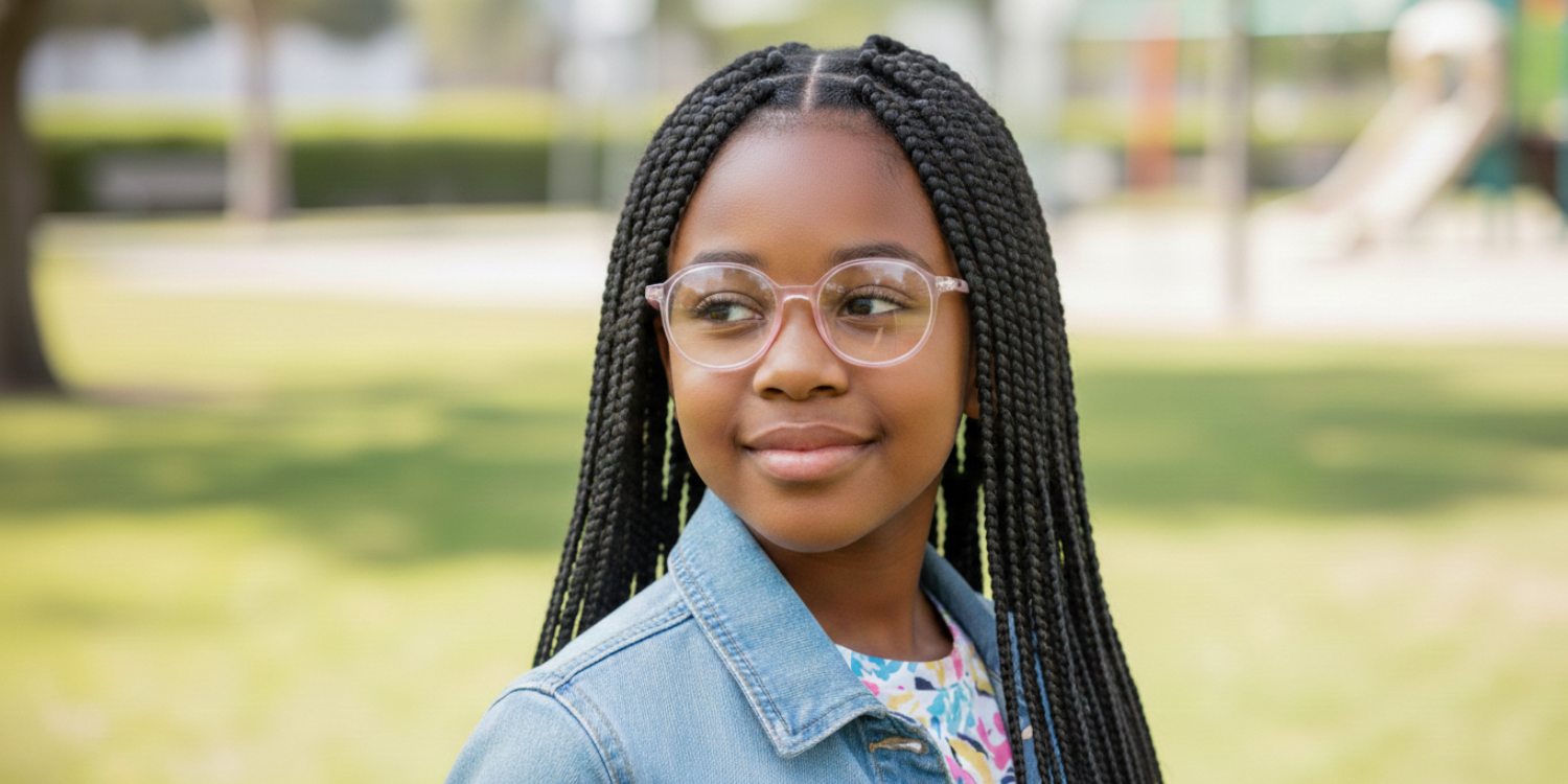 Full Rim Round Eyeglasses A6242