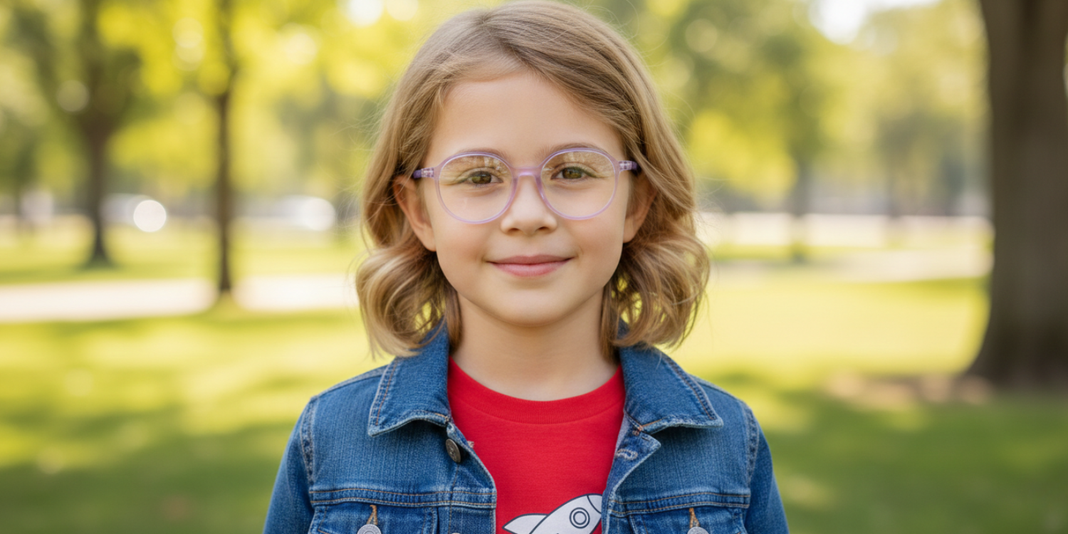 Full Rim Round Eyeglasses A6242